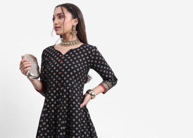Layered Tunics - Buy Indo Western Layered Kurtas Online for Women in India  - Indya