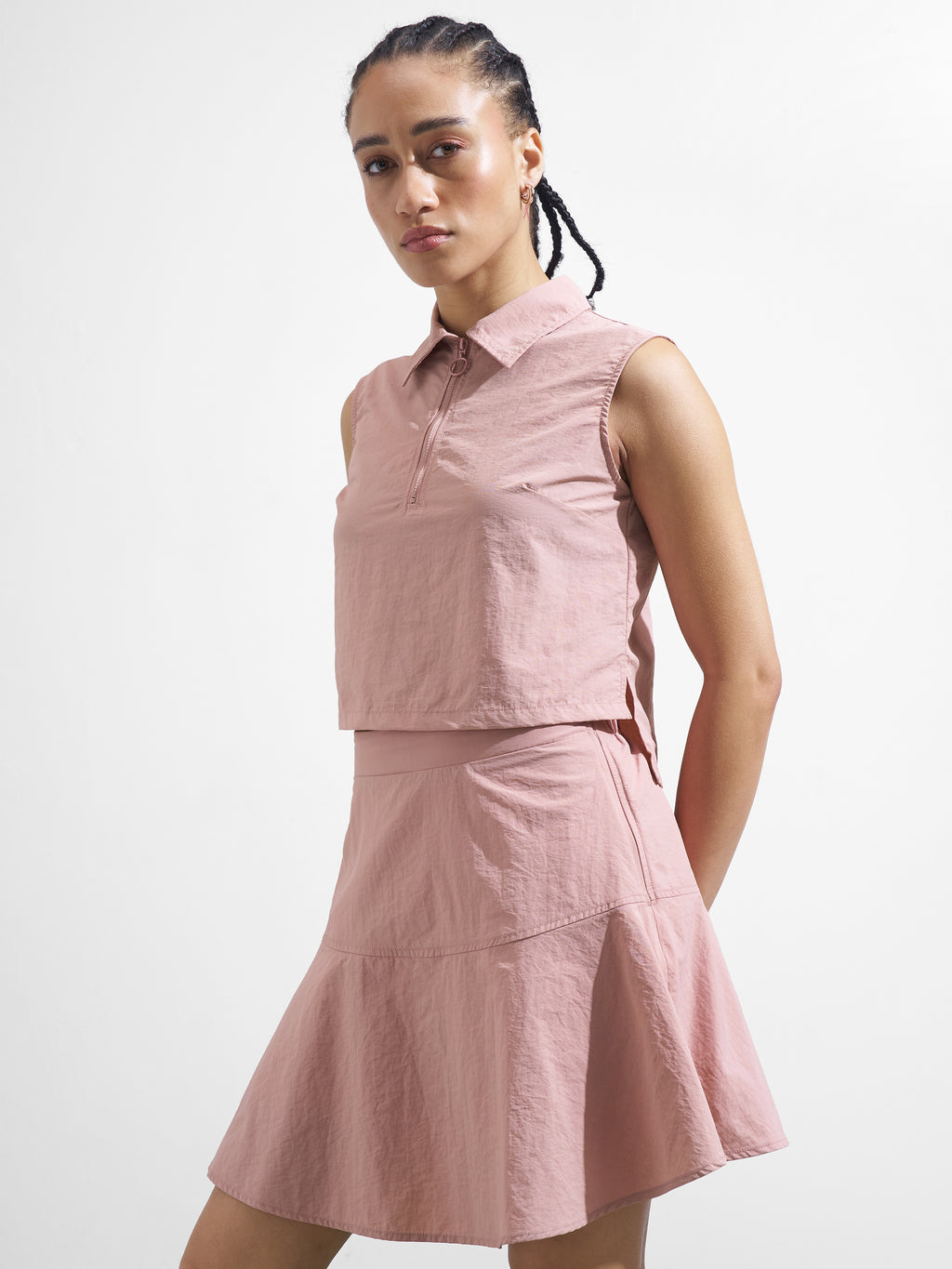 Street By Tokyo Talkies Women Pink Top With Skirt Co-Ords - Pink - Image 4