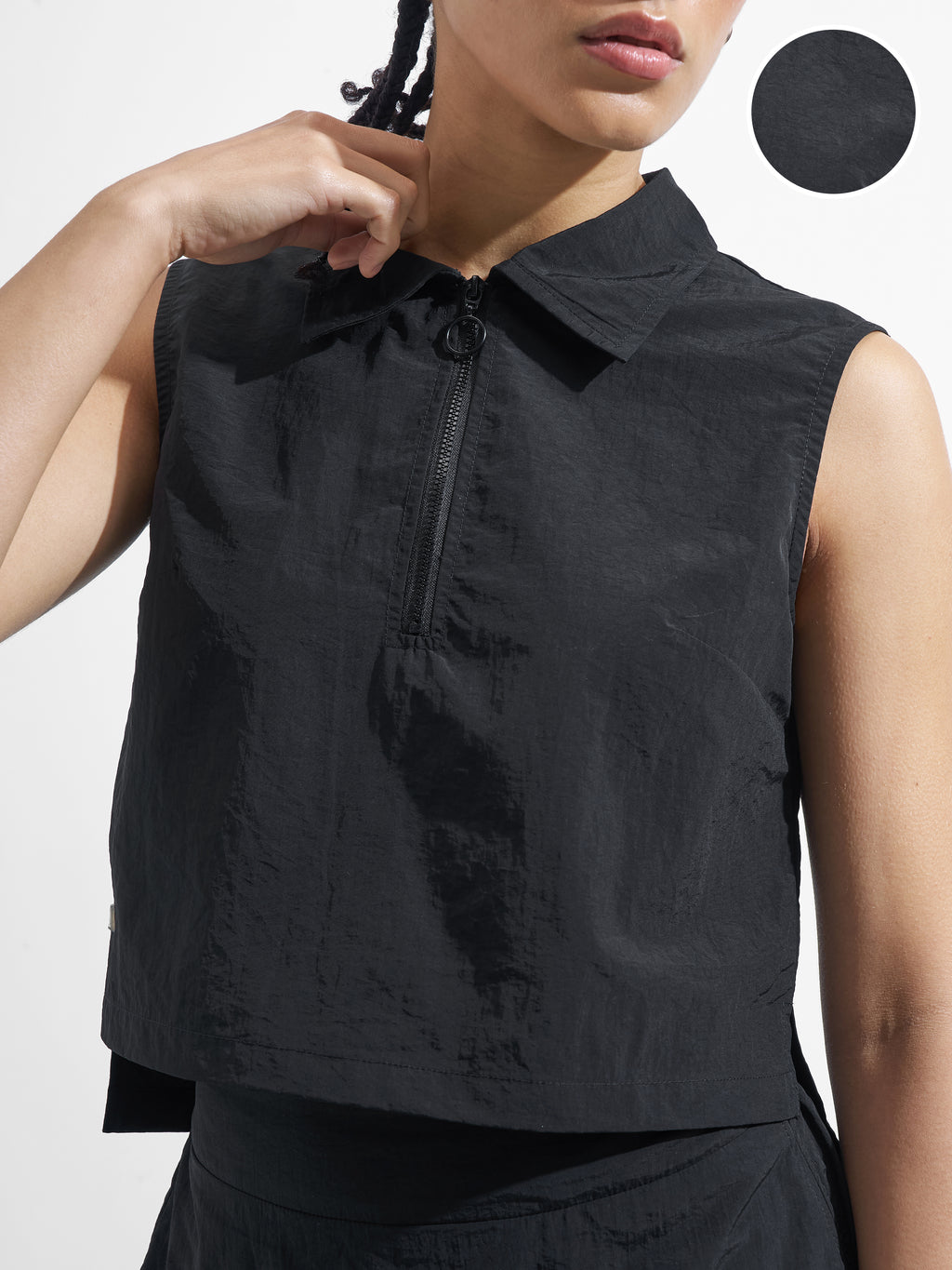 Street By Tokyo Talkies Women Black Top With Skirt Co-Ords - Black - Image 5