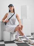 Street By Tokyo Talkies Women Grey Solid T-Shirt Dress - Grey - Image 1