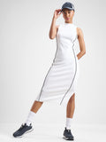 Street By Tokyo Talkies Women White Solid Bodycon Dress - White - Image 1