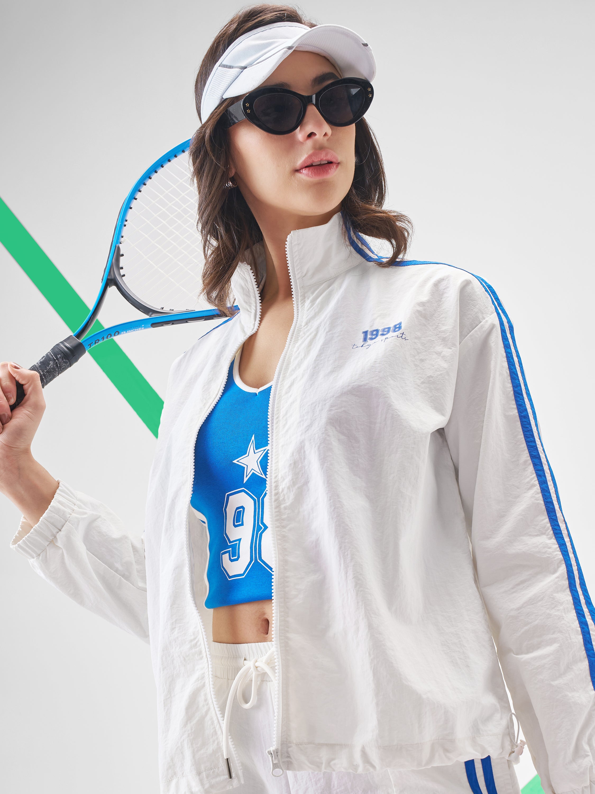 Street By Tokyo Talkies Women White Open Front Jacket - White - Image 1