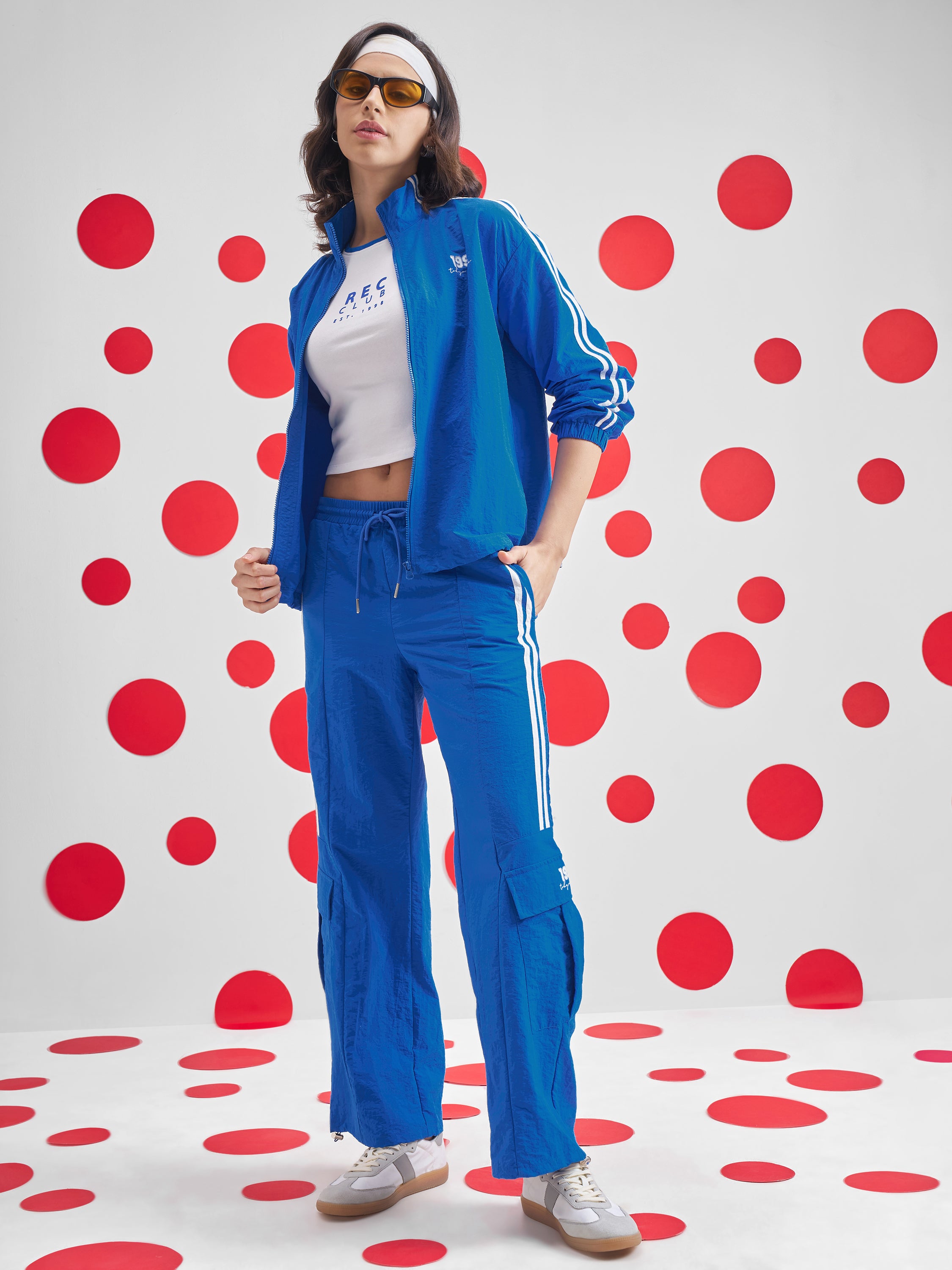 Street By Tokyo Talkies Women Blue Open Front Jacket - Blue - Image 2