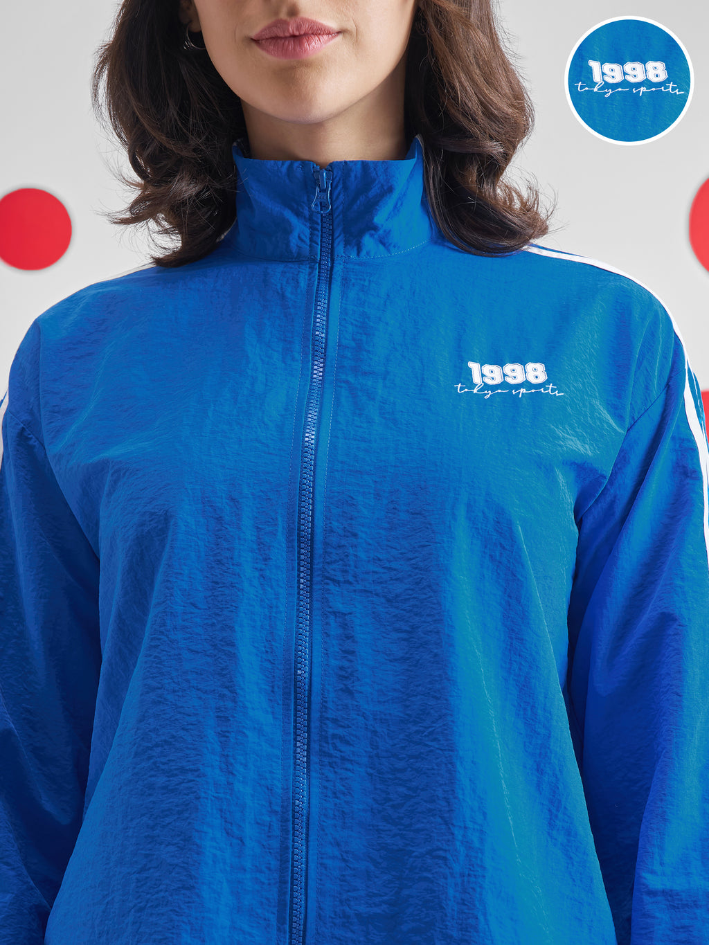 Street By Tokyo Talkies Women Blue Open Front Jacket - Blue - Image 5