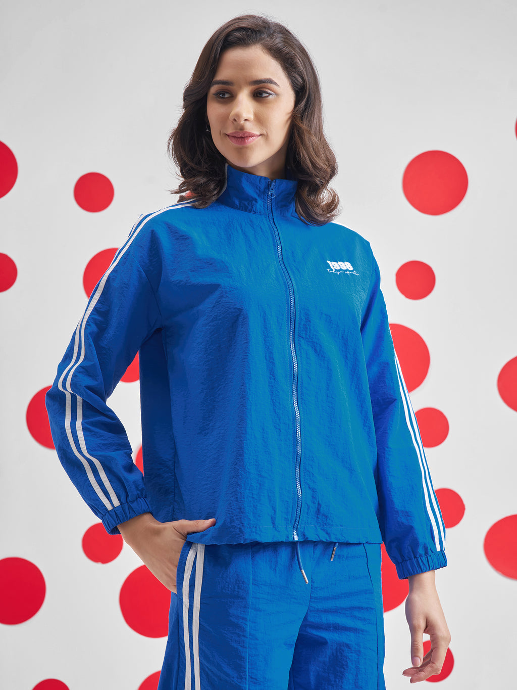Street By Tokyo Talkies Women Blue Open Front Jacket - Blue - Image 6