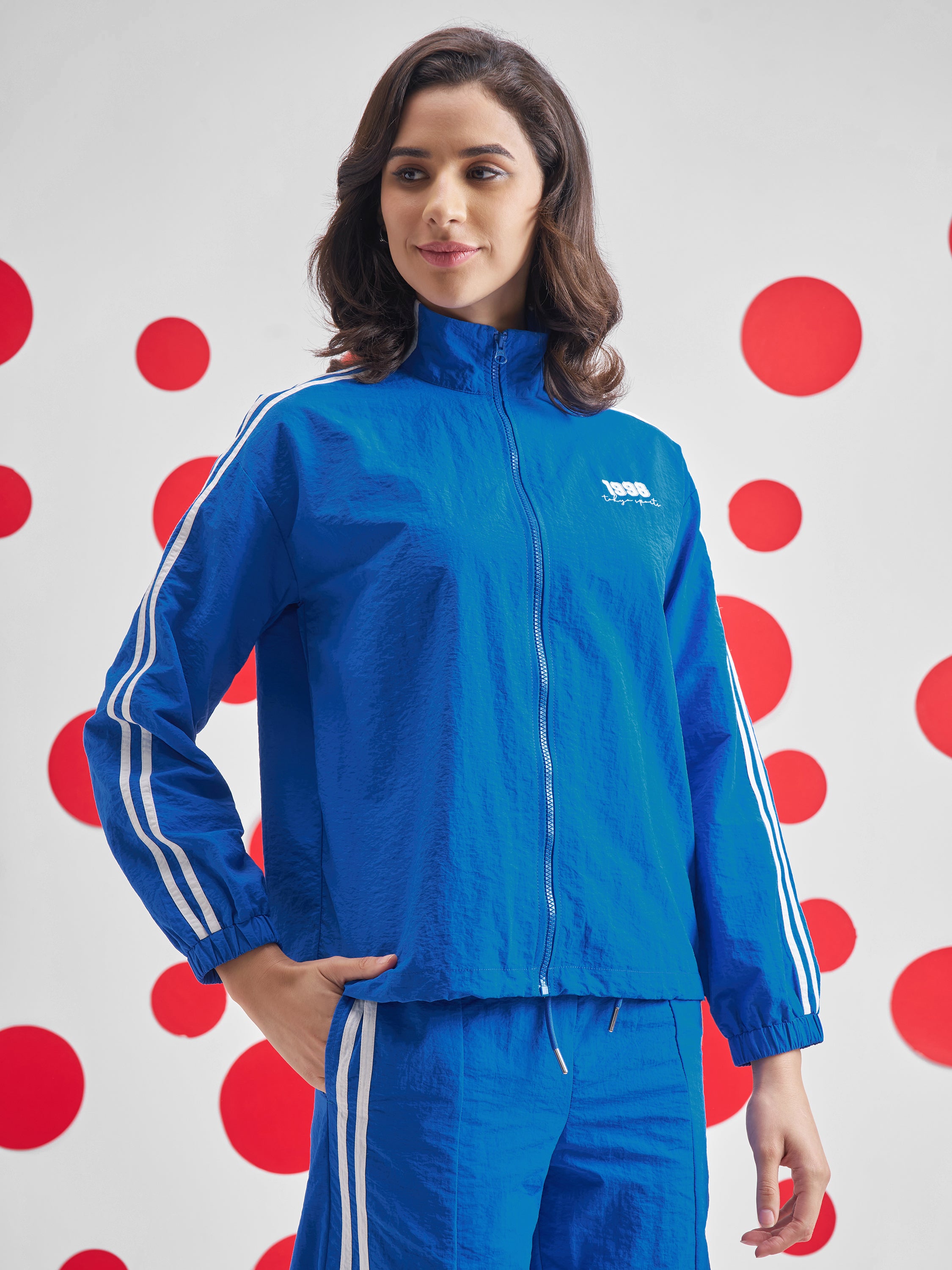 Street By Tokyo Talkies Women Blue Open Front Jacket - Blue - Image 6