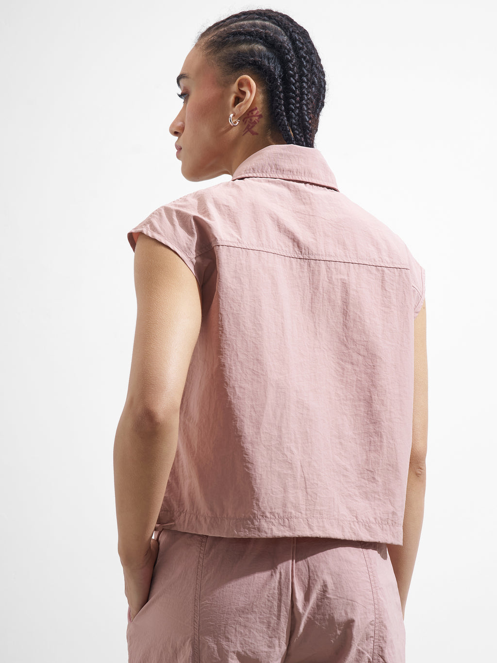 Street By Tokyo Talkies Women Pink Open Front Jacket - Pink - Image 3