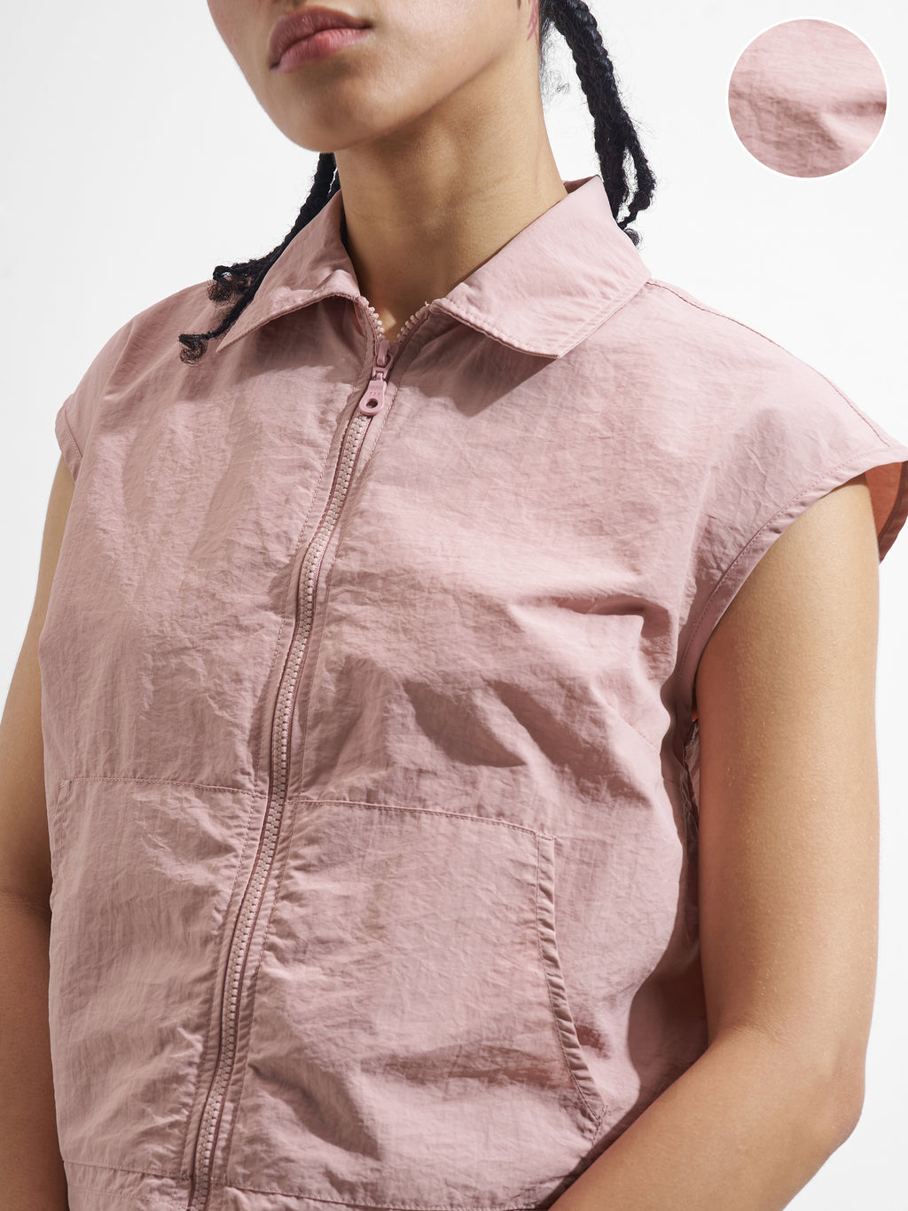Street By Tokyo Talkies Women Pink Open Front Jacket - Pink - Image 5
