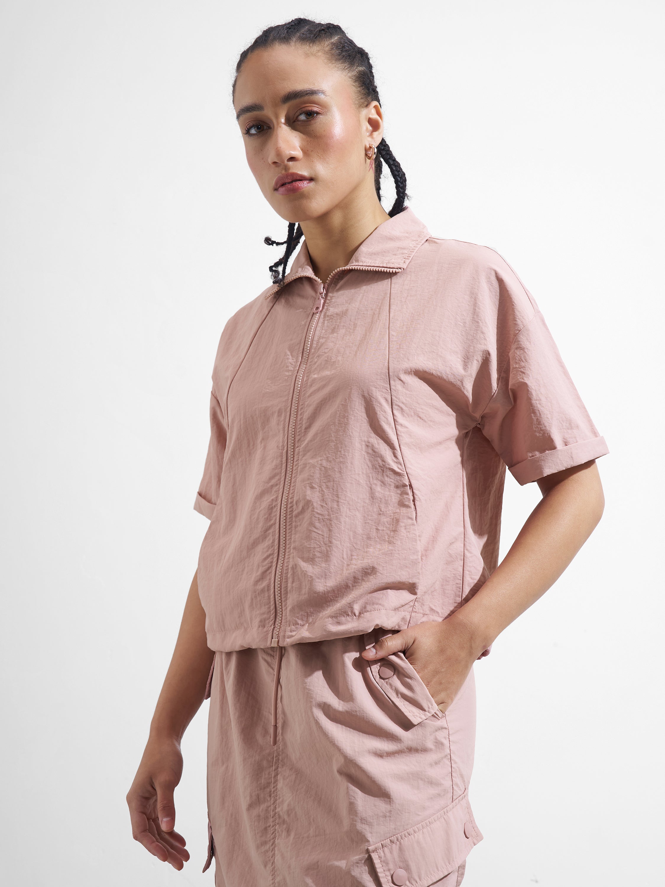 Street By Tokyo Talkies Women Green Open Front Jacket - Green - Image 4