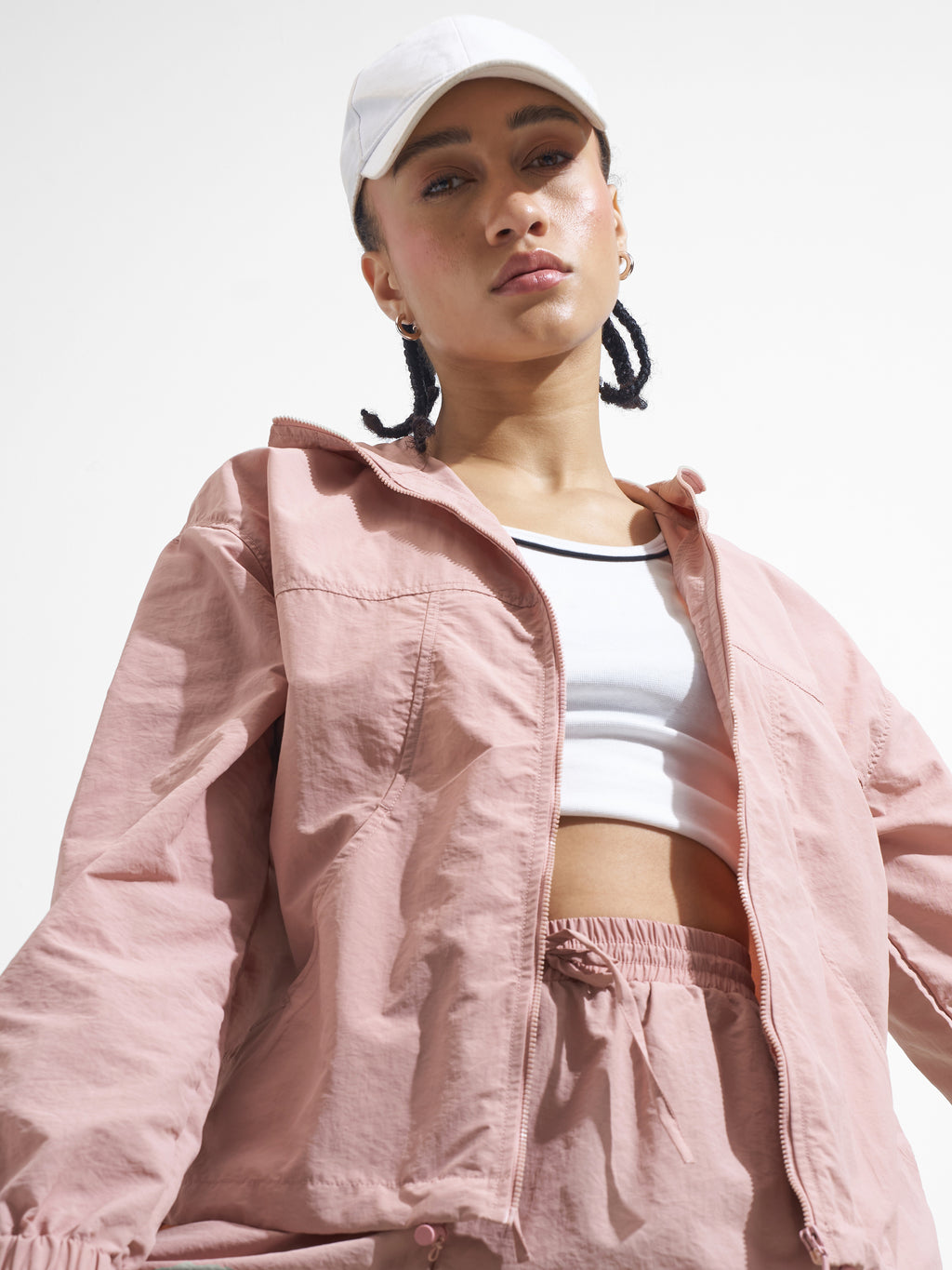 Street By Tokyo Talkies Women Pink Open Front Jacket - Pink - Image 1
