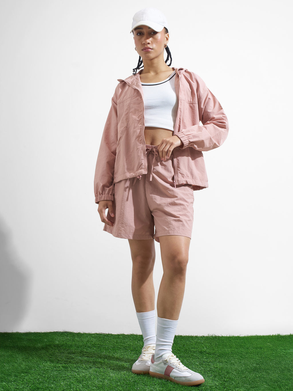 Street By Tokyo Talkies Women Pink Open Front Jacket - Pink - Image 2