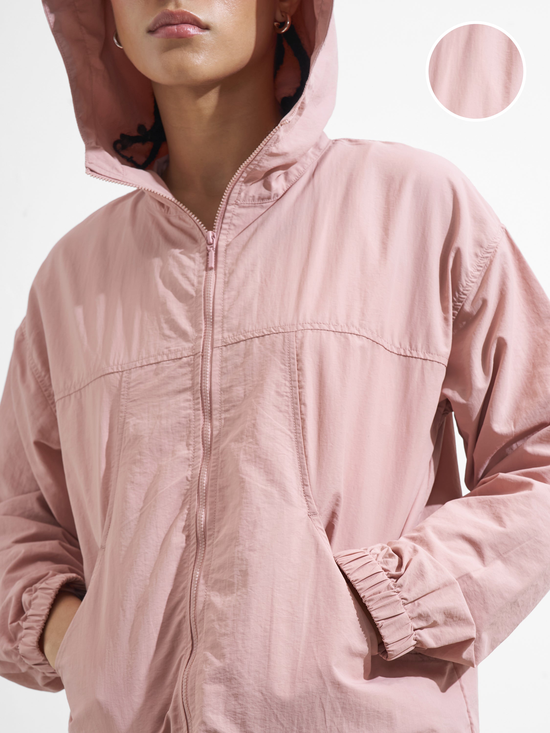 Street By Tokyo Talkies Women Pink Open Front Jacket - Pink - Image 5