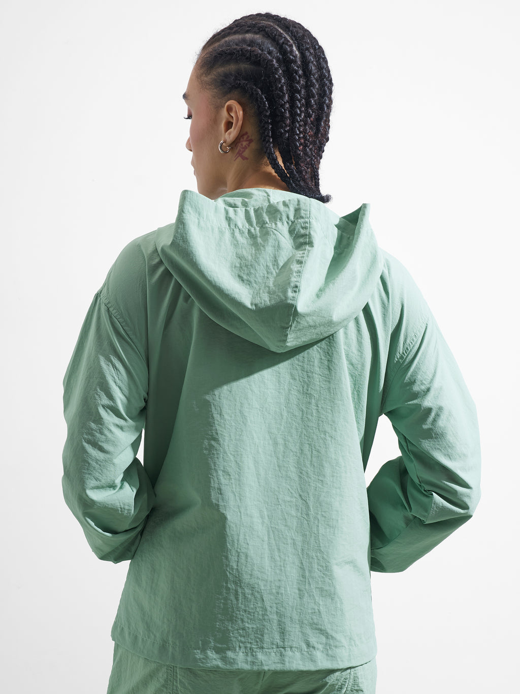 Street By Tokyo Talkies Women Green Open Front Jacket - Green - Image 3