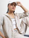 Street By Tokyo Talkies Women Beige Open Front Jacket - Beige - Image 1