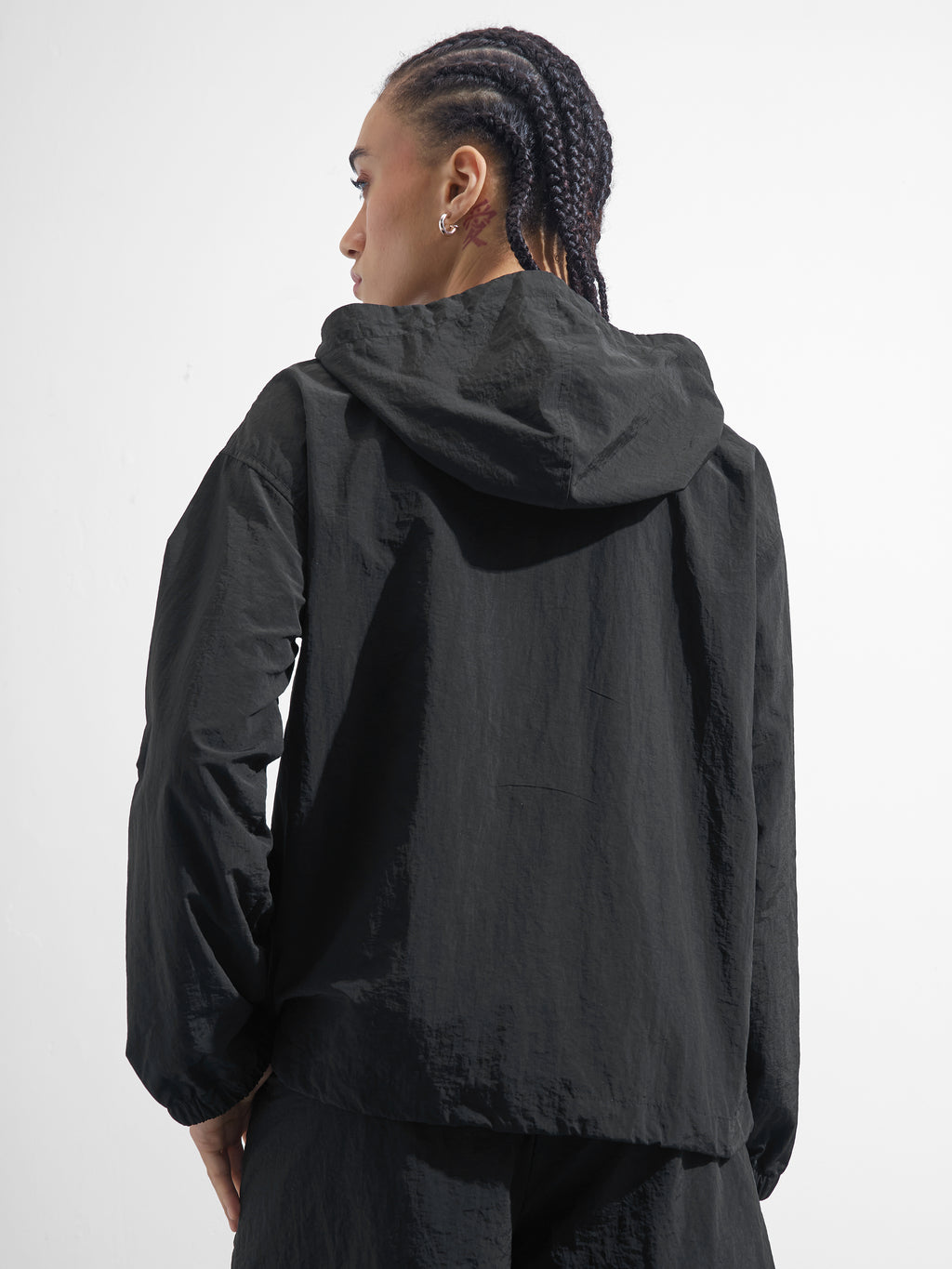 Street By Tokyo Talkies Women Black Open Front Jacket - Black - Image 3