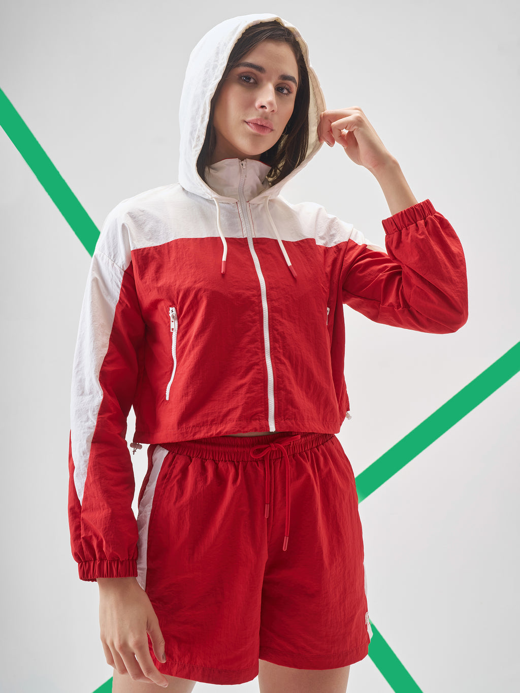 Street By Tokyo Talkies Women Red Open Front Jacket - Red - Image 6