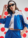 Street By Tokyo Talkies Women Blue Open Front Jacket - Blue - Image 1