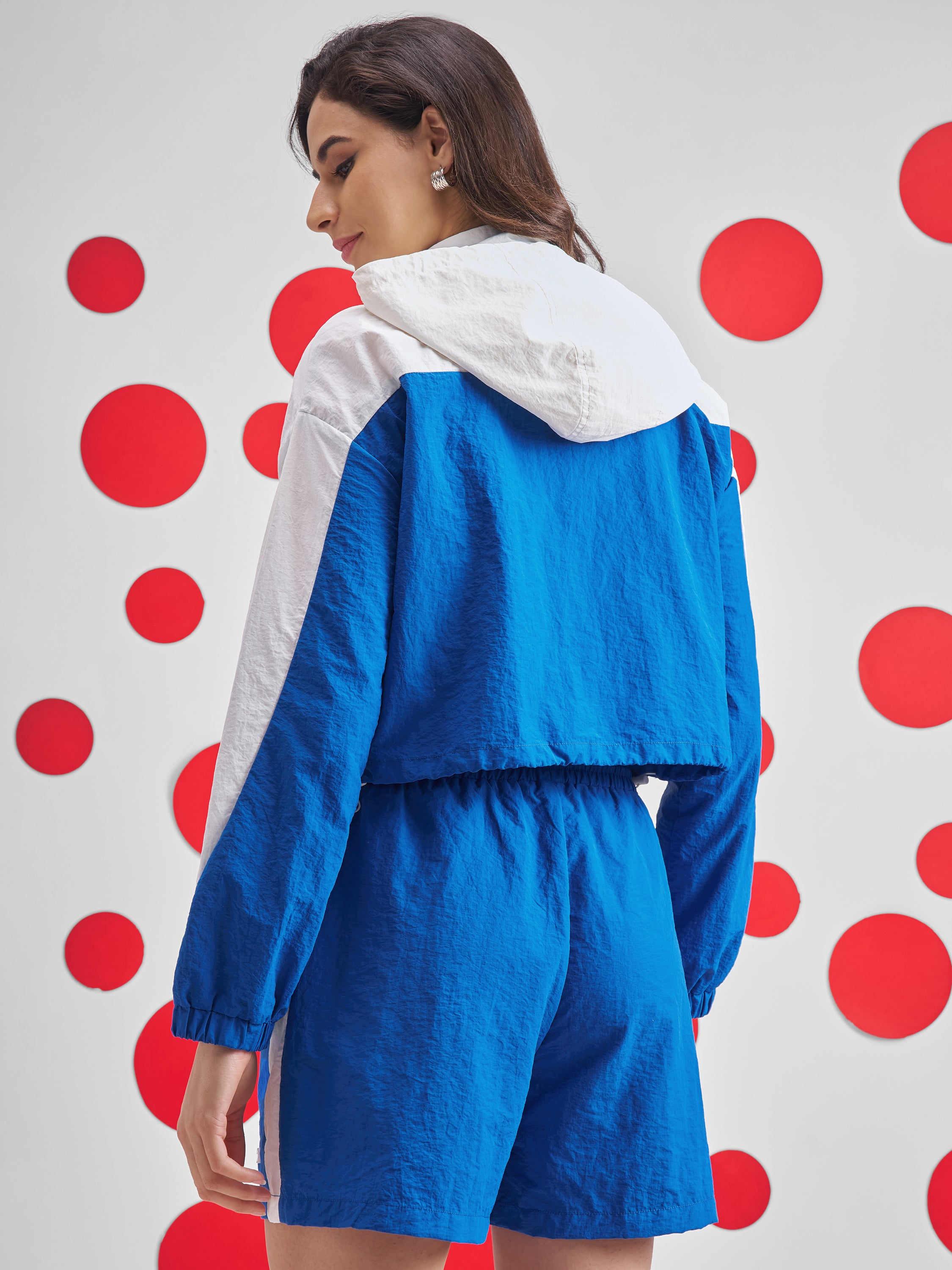 Street By Tokyo Talkies Women Blue Open Front Jacket - Blue - Image 3