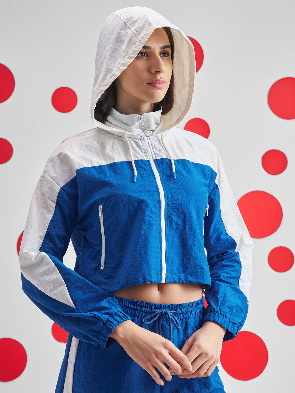Street By Tokyo Talkies Women Blue Open Front Jacket - Blue - Image 6