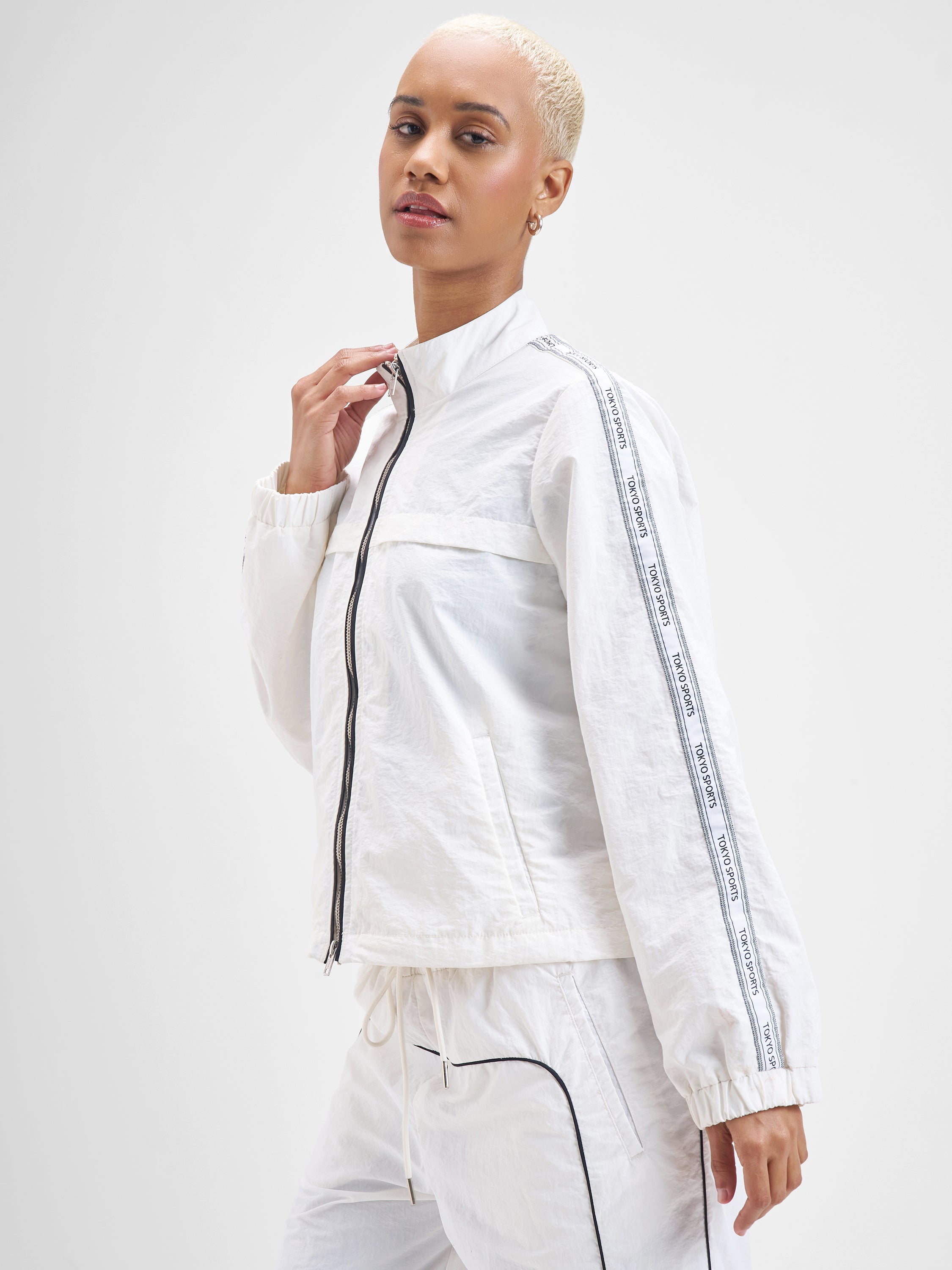 Street By Tokyo Talkies Women White Open Front Jacket - White - Image 4