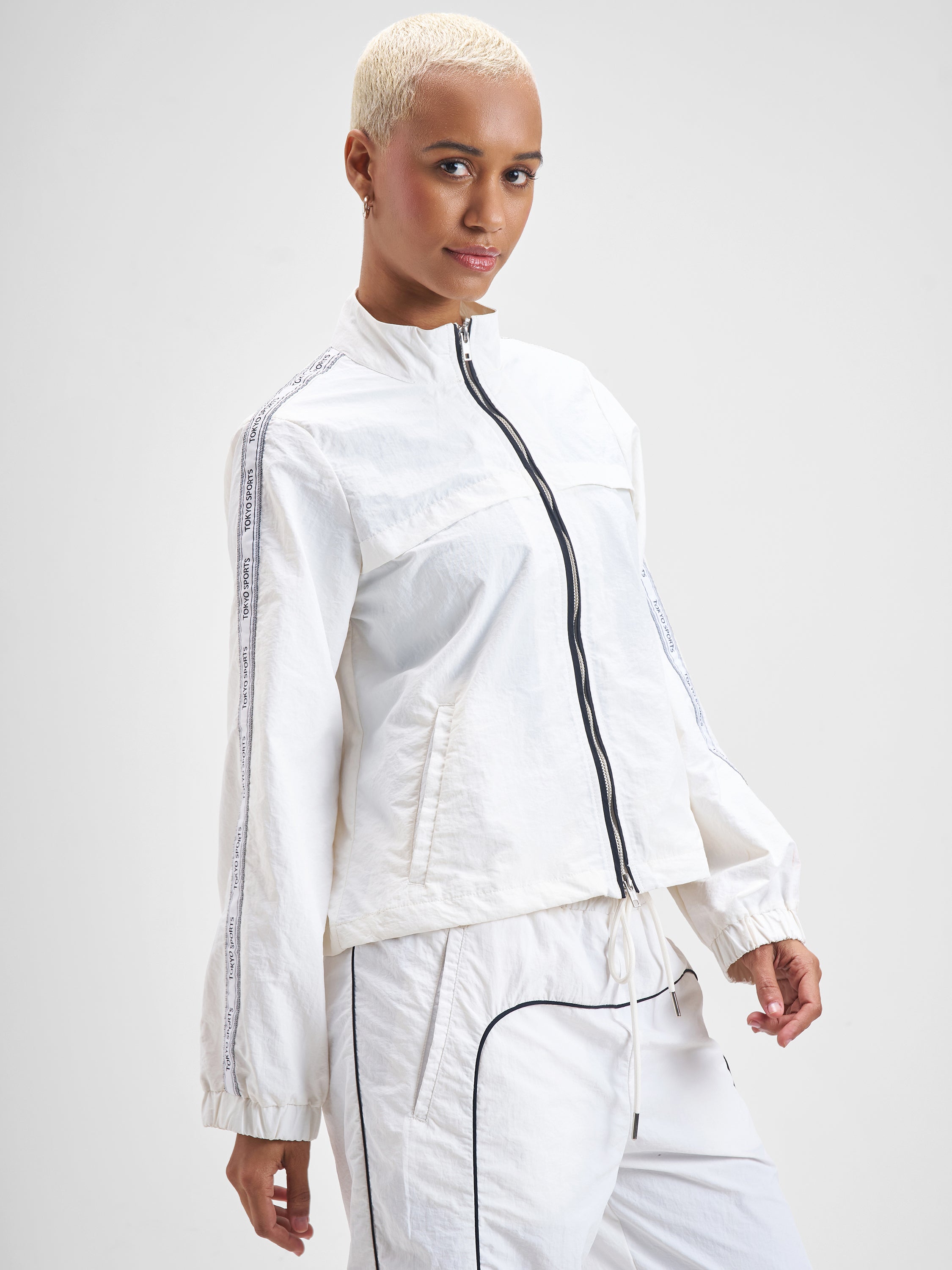 Street By Tokyo Talkies Women White Open Front Jacket - White - Image 6