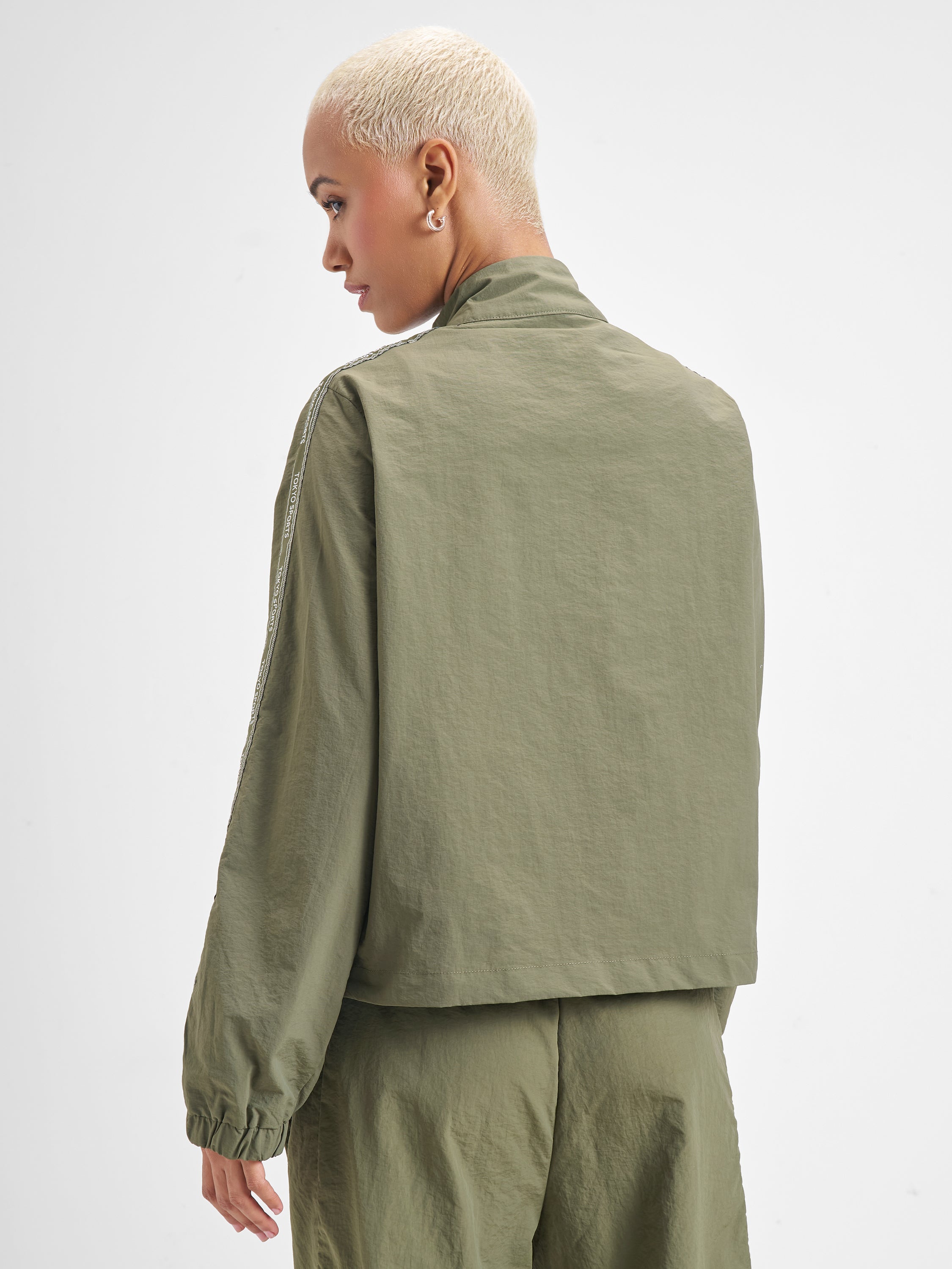 Street By Tokyo Talkies Women Green Open Front Jacket - Green - Image 3
