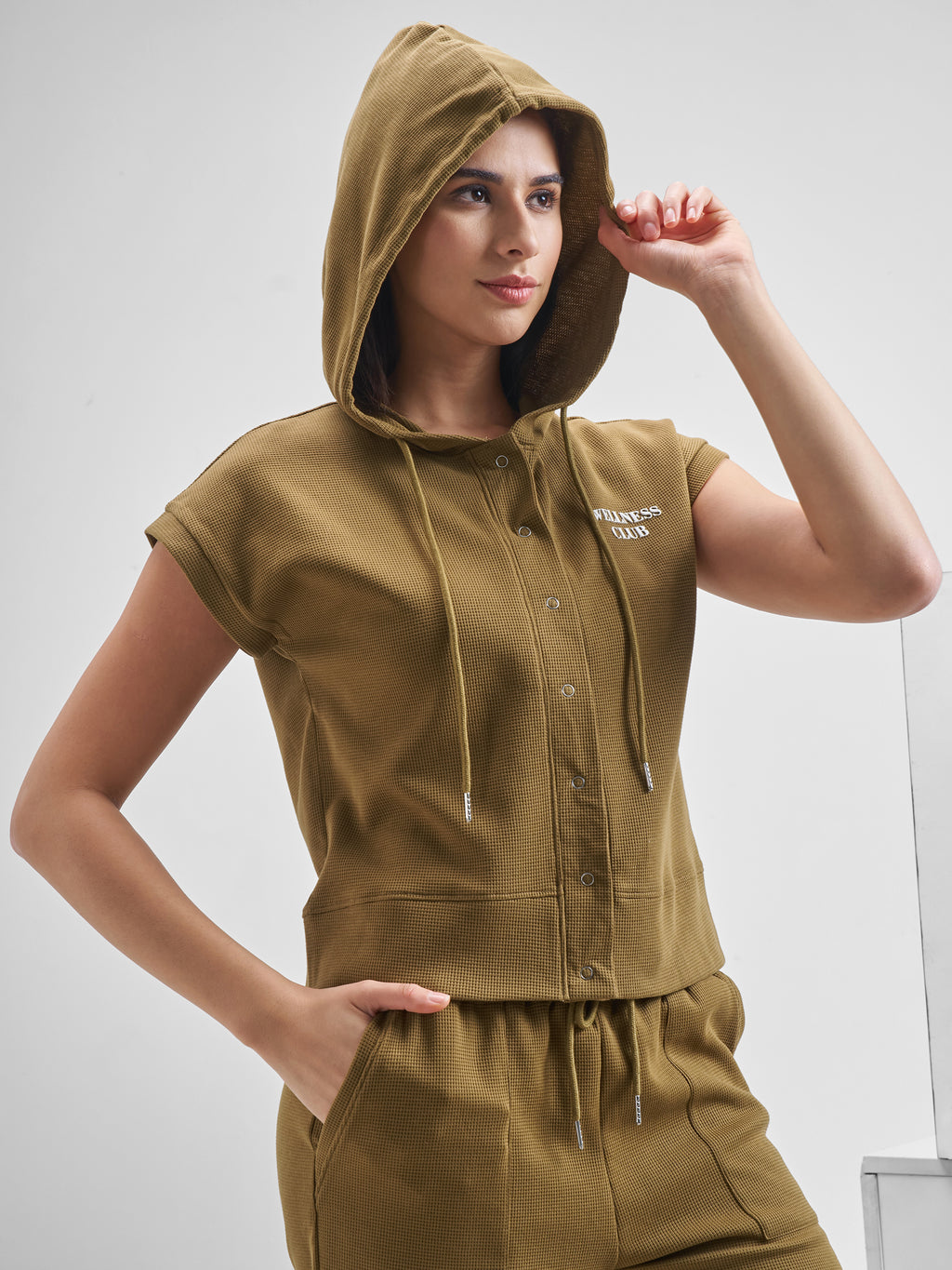 Street By Tokyo Talkies Women Brown Open Front Jacket - Brown - Image 6
