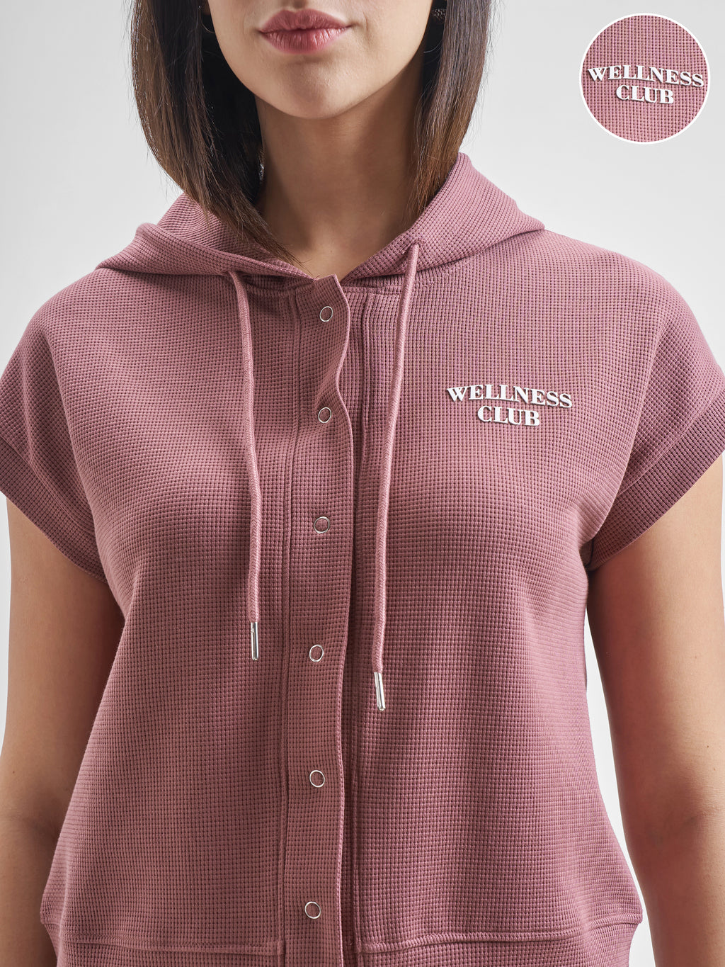Street By Tokyo Talkies Women Mauve Open Front Jacket - Mauve - Image 5
