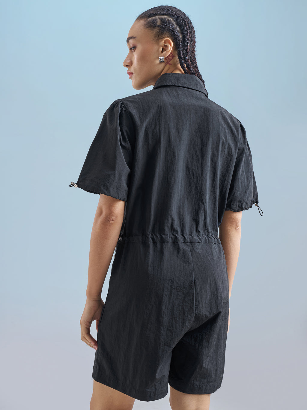 Street By Tokyo Talkies Women Black Solid Jumpsuit - Black - Image 3