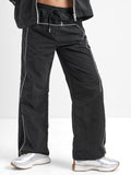 Street By Tokyo Talkies Women Black Solid Straight Fit Regular - Black - Image 1