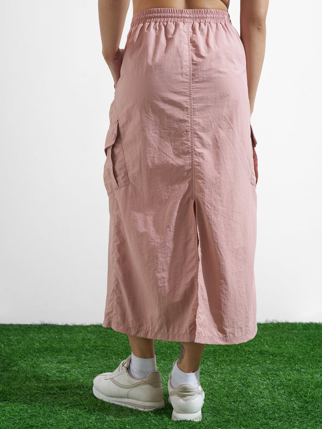 Street By Tokyo Talkies Women Pink Midi Skirt - Pink - Image 3