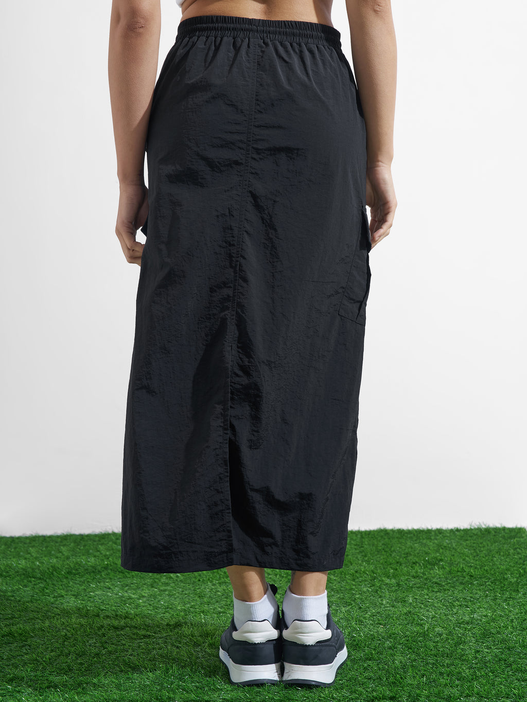 Street By Tokyo Talkies Women Black Midi Skirt - Black - Image 3