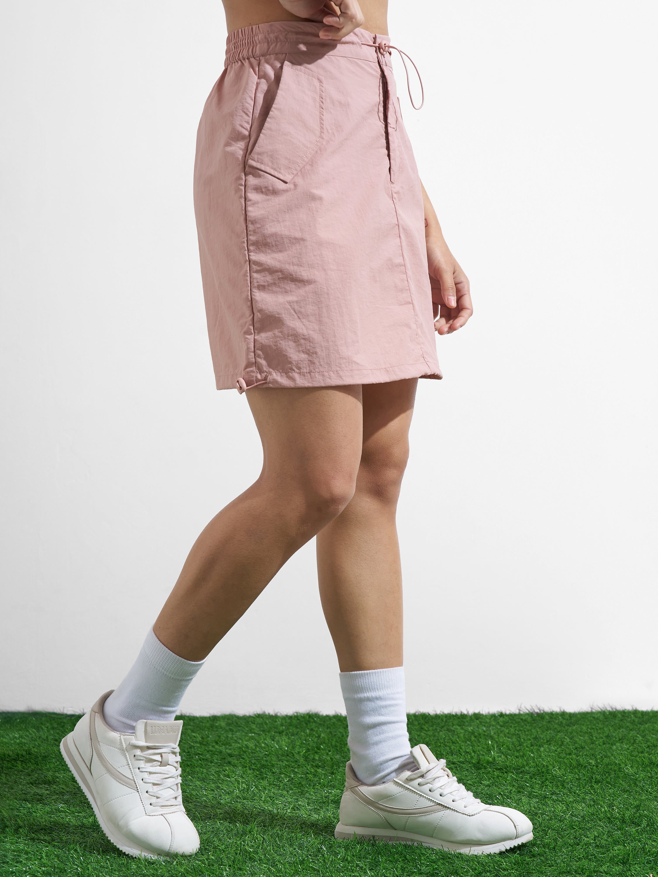 Street By Tokyo Talkies Women Pink Mini Skirt - Pink - Image 6