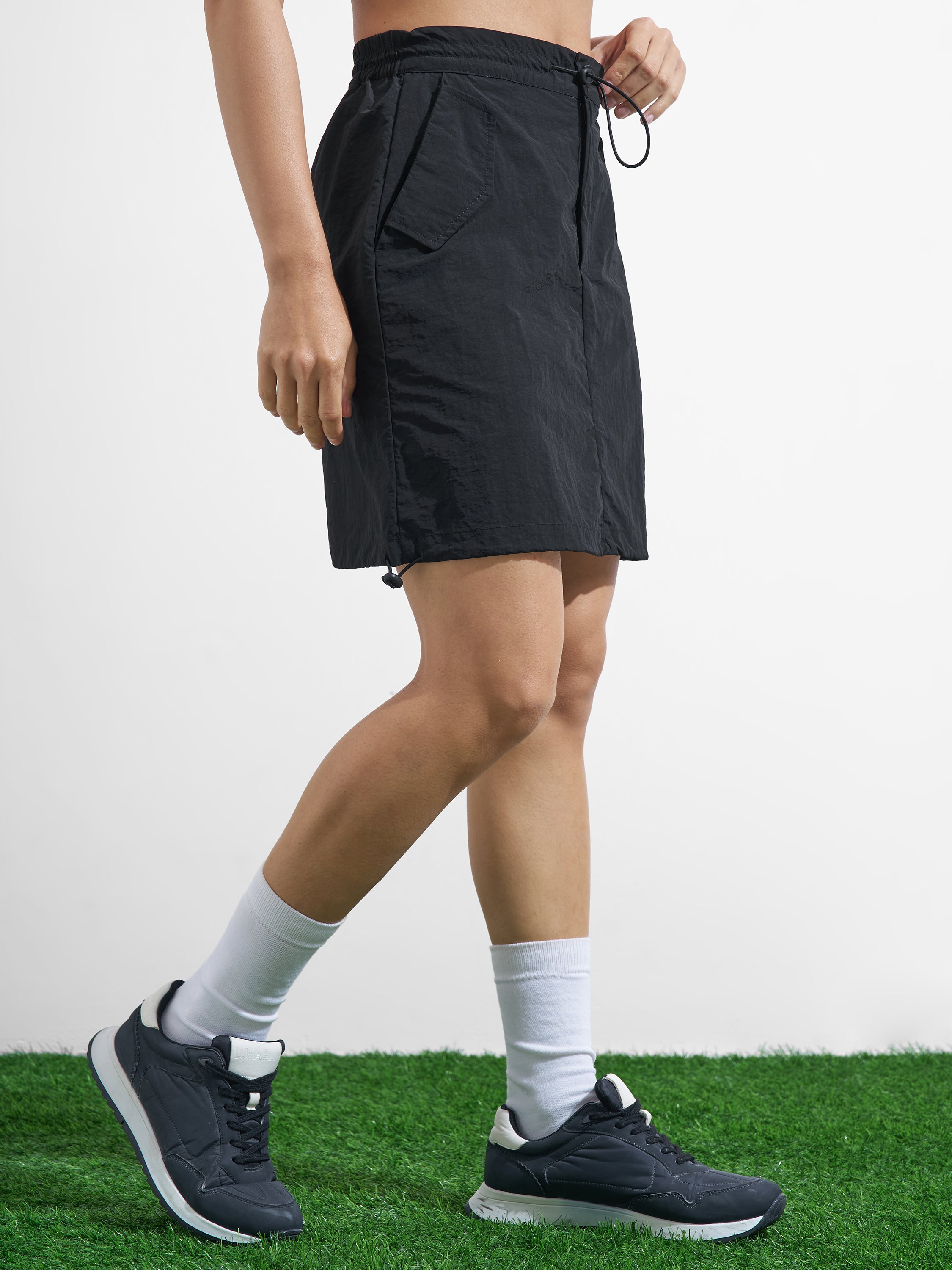 Street By Tokyo Talkies Women Black Mini Skirt - Black - Image 6