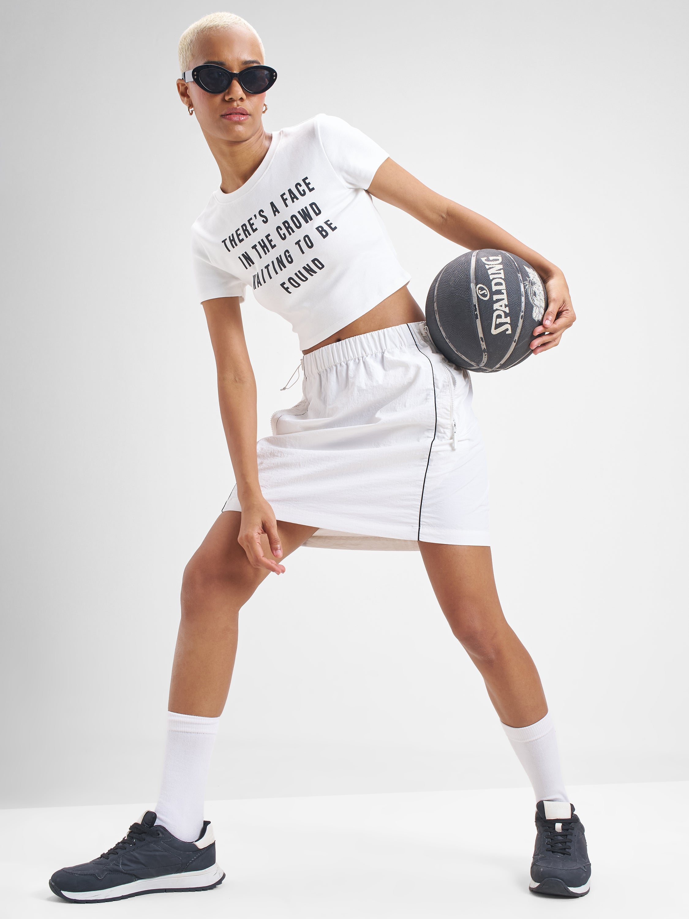 Street By Tokyo Talkies Women White Mini Skirt - White - Image 2