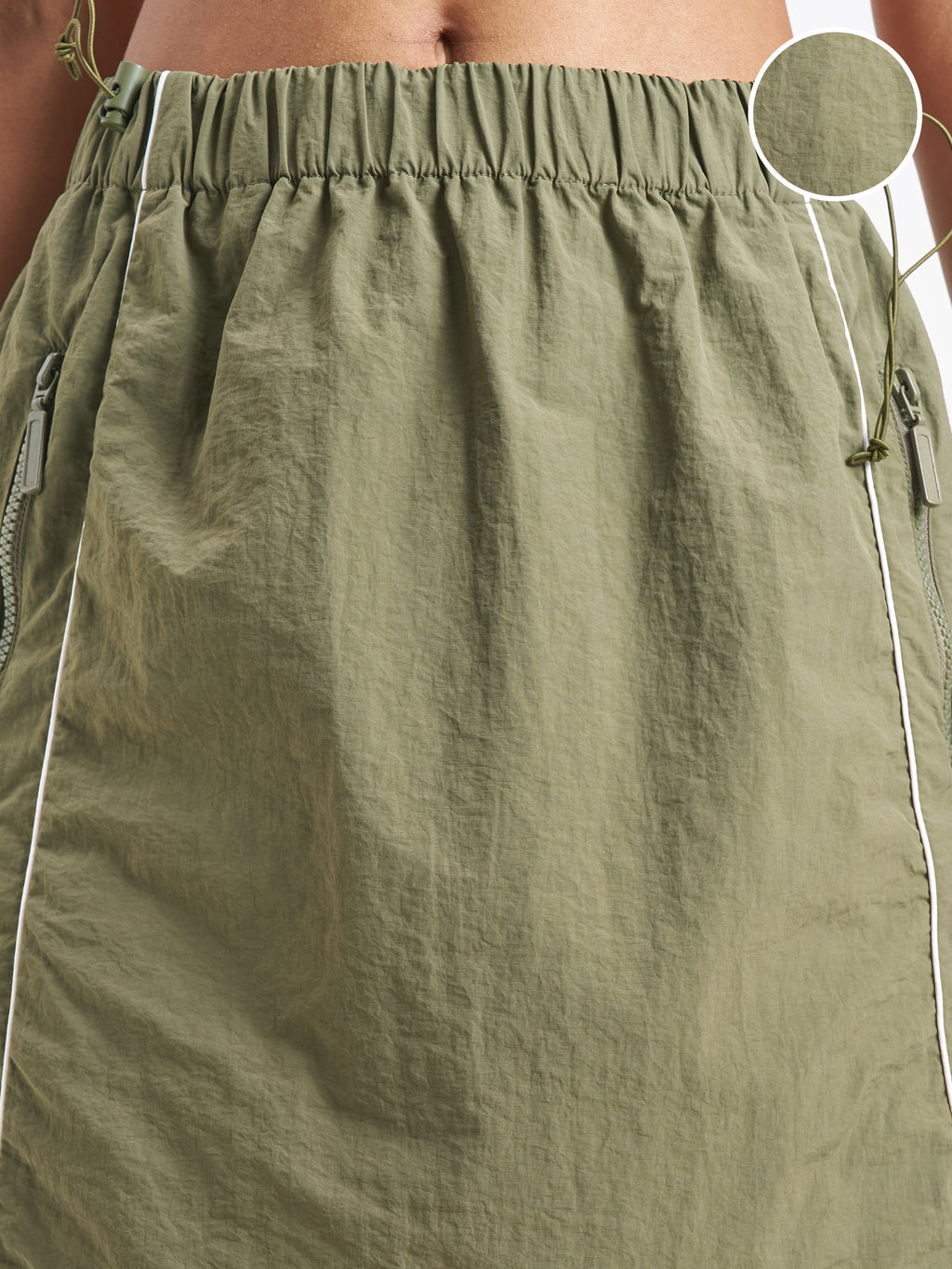 Street By Tokyo Talkies Women Green Mini Skirt - Green - Image 5