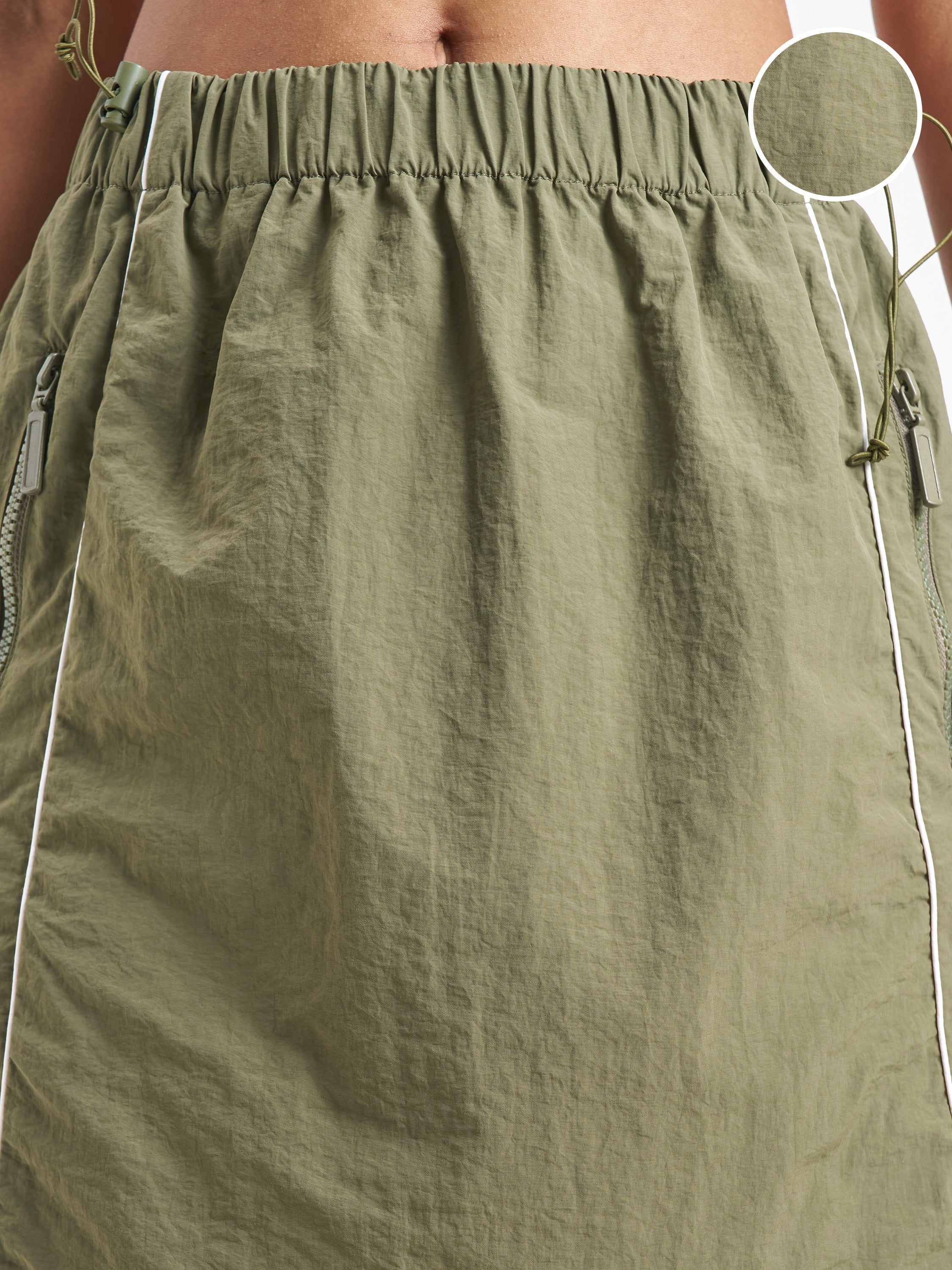 Street By Tokyo Talkies Women Green Mini Skirt - Green - Image 5