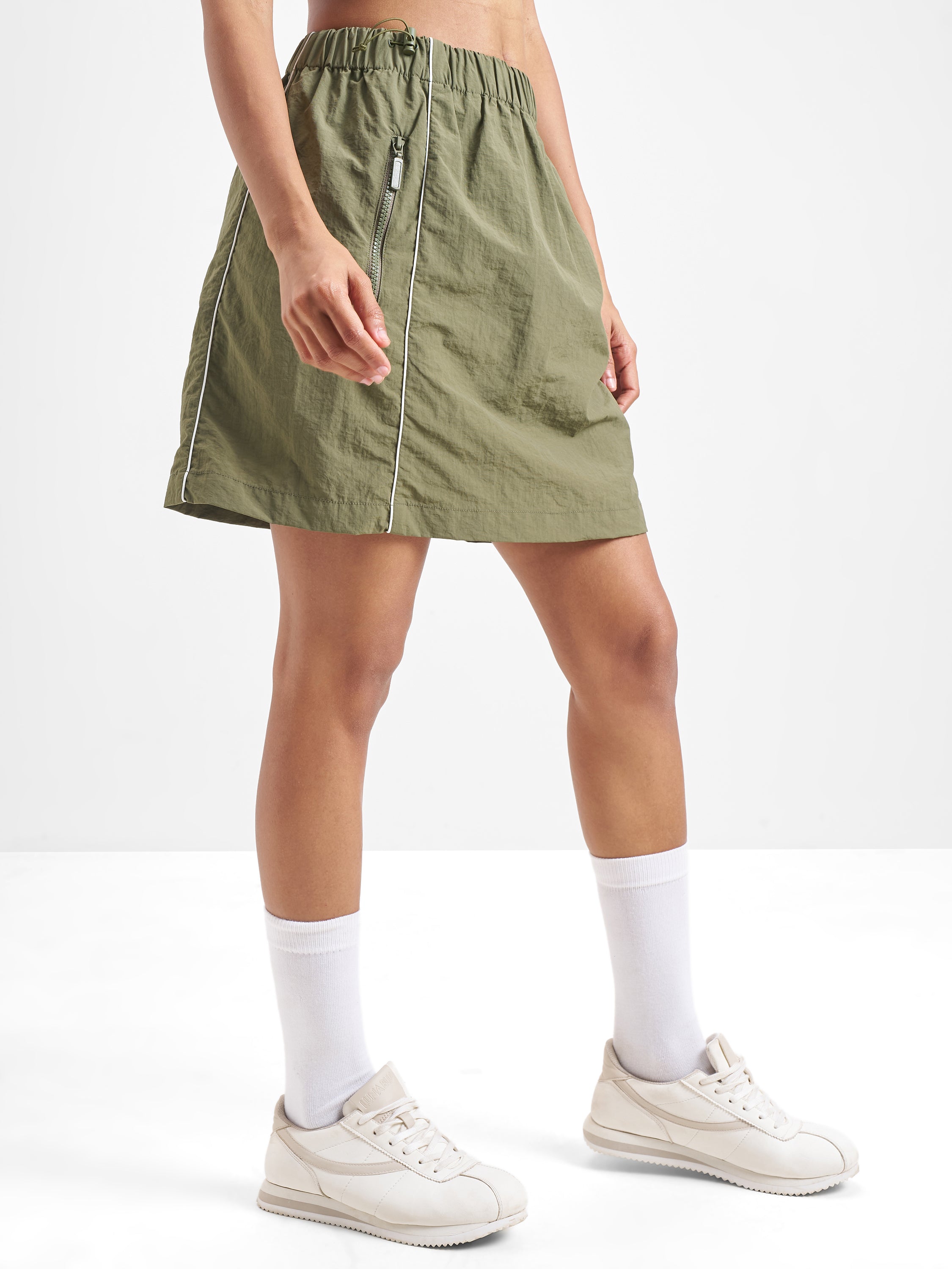 Street By Tokyo Talkies Women Green Mini Skirt - Green - Image 6