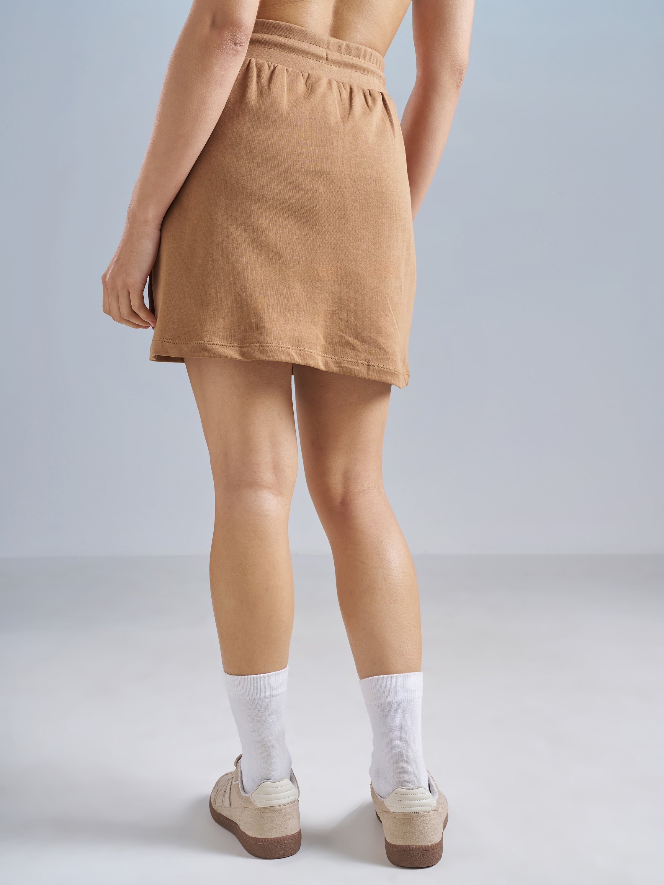 Street By Tokyo Talkies Women Brown Mini Skirt - Brown - Image 3
