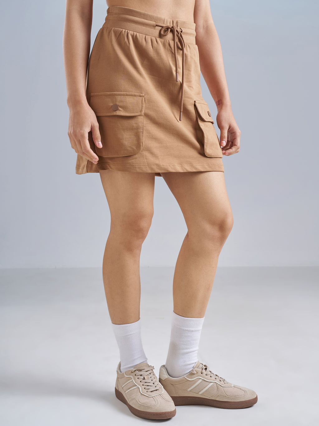 Street By Tokyo Talkies Women Brown Mini Skirt - Brown - Image 6