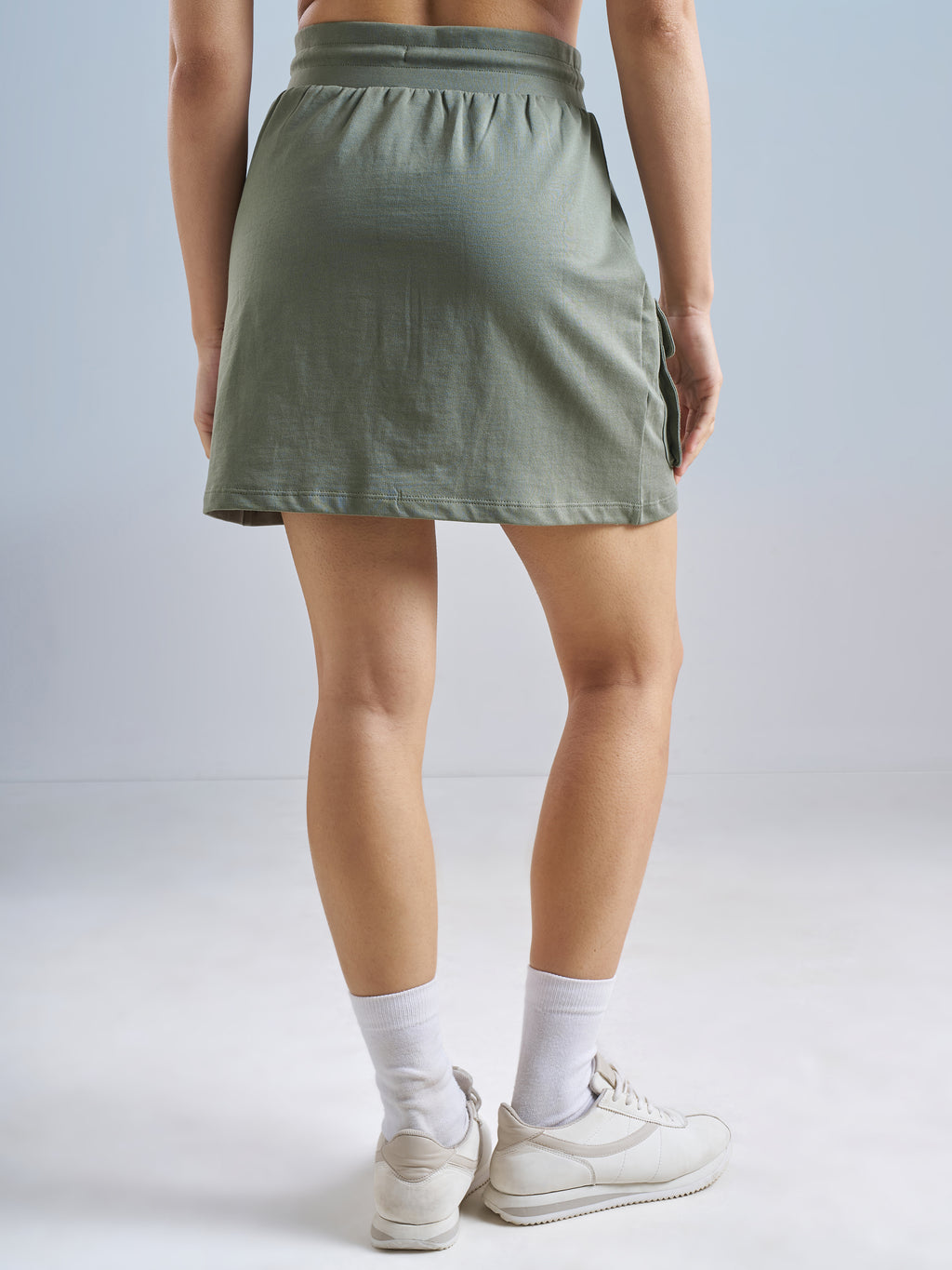 Street By Tokyo Talkies Women Olive Mini Skirt - Olive - Image 3