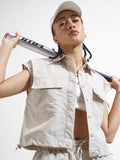 Street By Tokyo Talkies Women Beige Solid Shirt Style Top - Beige - Image 1