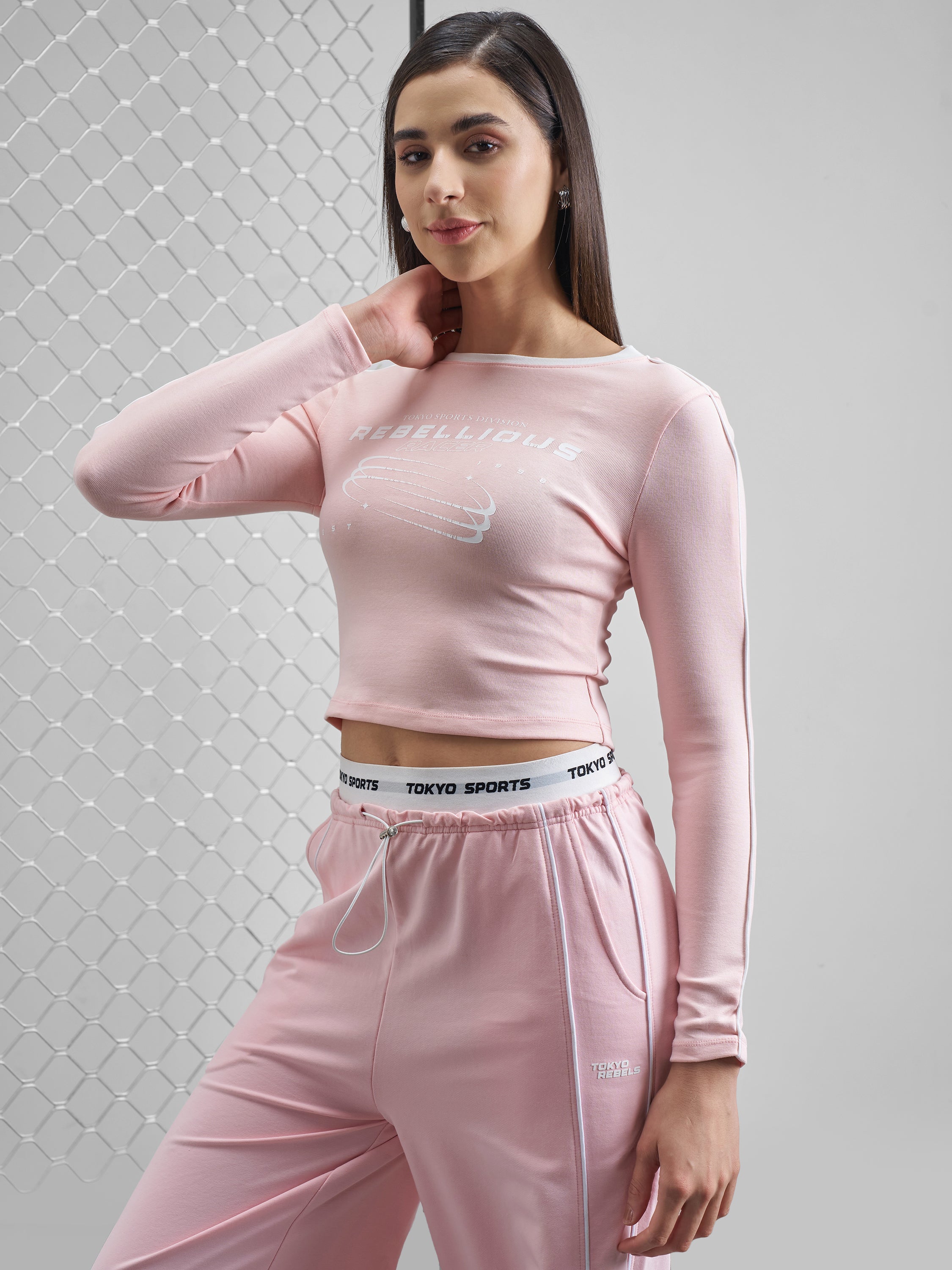 Street By Tokyo Talkies Women Pink Printed Regular Top - Pink - Image 4