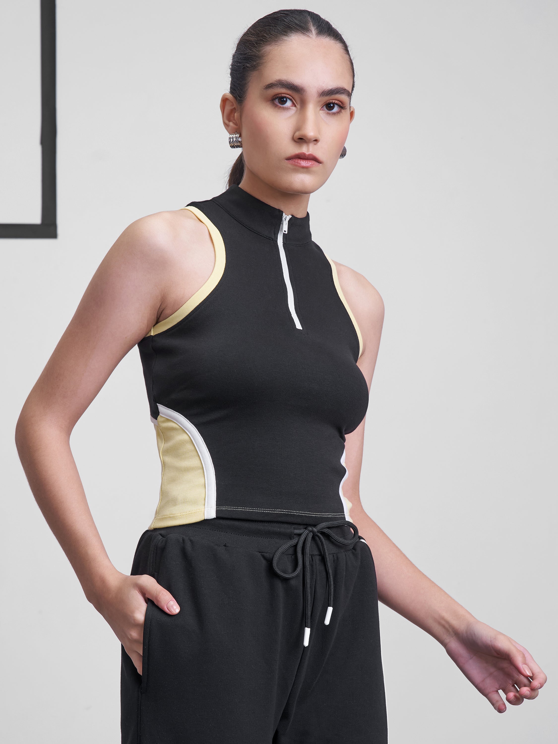 Street By Tokyo Talkies Women Multi Colourblocked Regular Top - Multi - Image 6