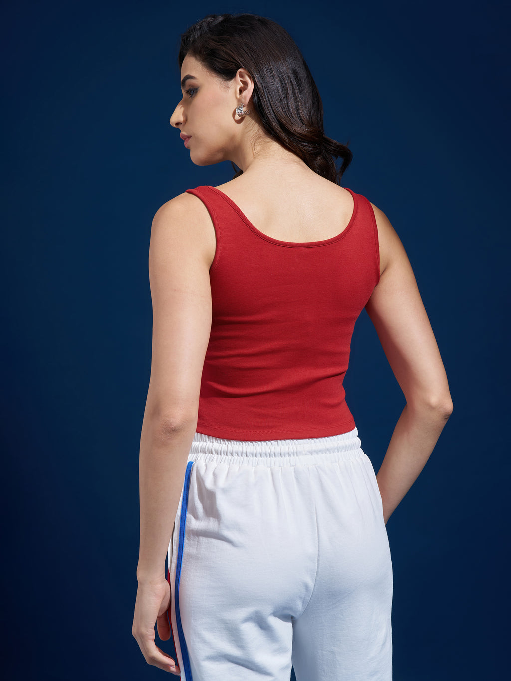 Street By Tokyo Talkies Women Red Printed Shirt Style Top - Red - Image 3