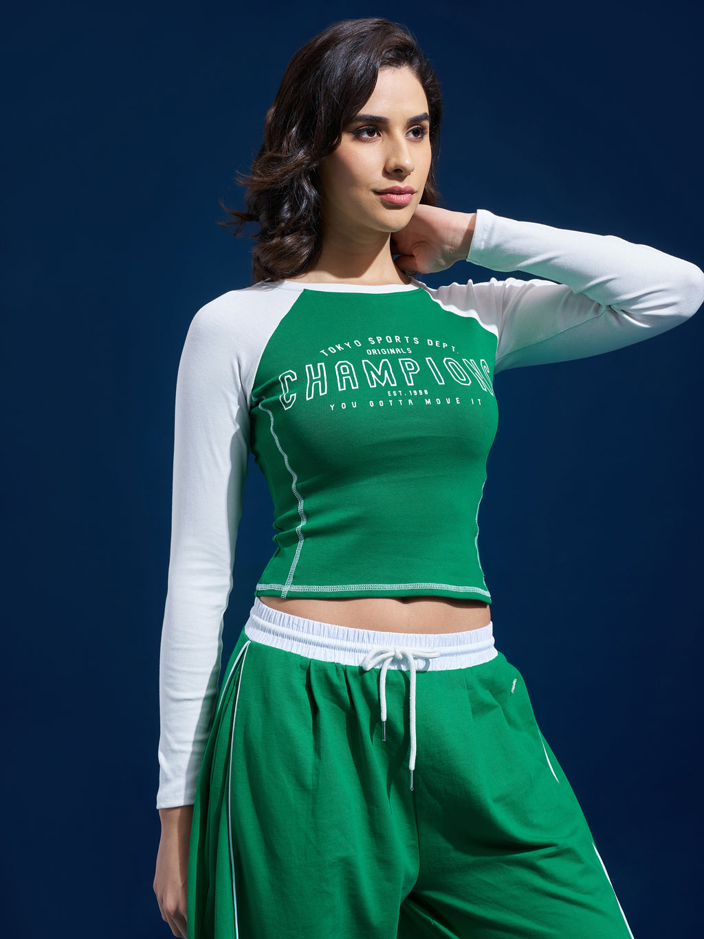 Street By Tokyo Talkies Women Green Printed Shirt Style Top - Green - Image 6