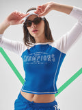 Street By Tokyo Talkies Women Blue Printed Tank Top - Blue - Image 1