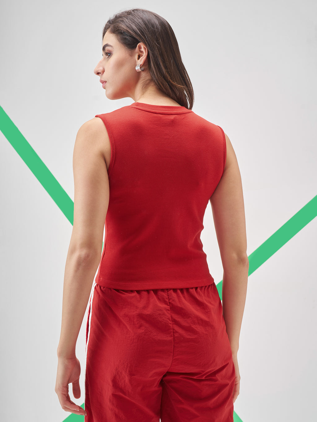 Street By Tokyo Talkies Women Red Printed Tank Top - Red - Image 3
