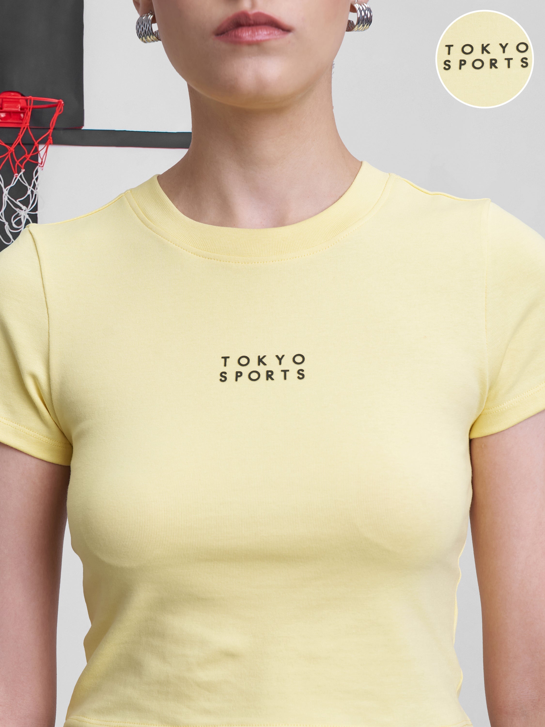 Street By Tokyo Talkies Women Yellow Solid Regular Top - Yellow - Image 5