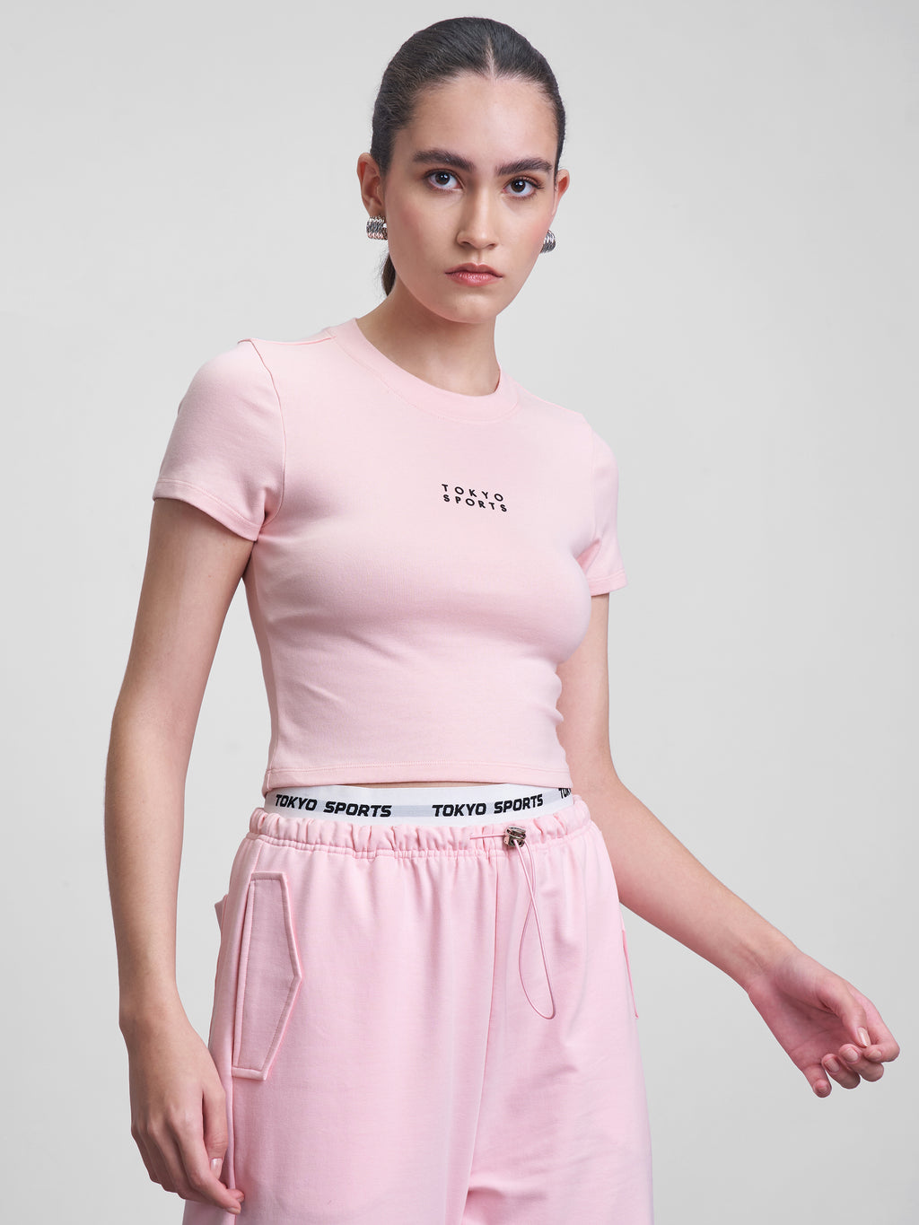 Street By Tokyo Talkies Women Pink Solid Regular Top - Pink - Image 6